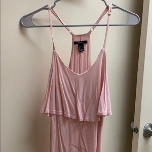 flowy baby pink tank top